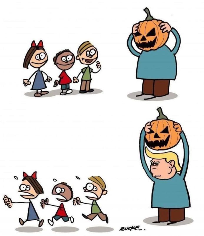 Новое бредовое заявление нашего слона рыжего сумасброда: