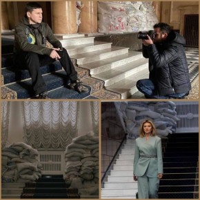 Опустела знаменитая лесенка… А что такое? Гости, приглашенные на бал Сатаны, разъехались по свету, и некому больше из камина выходить?