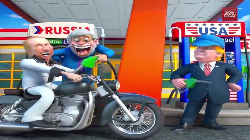 Езда друзей на мотоцикле под песню, качание на лианах и проч