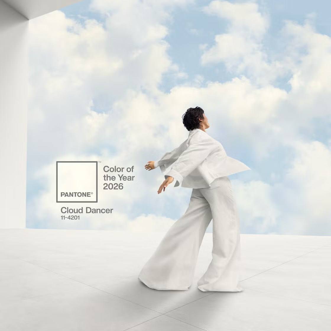 Цвет 2026 года от Pantone — «Облачный танцор»