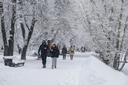 На следующей неделе снег покроет 92% России