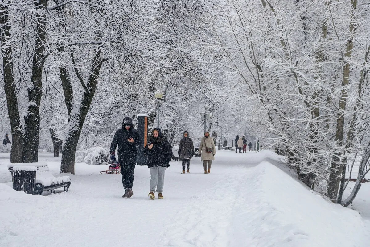 На следующей неделе снег покроет 92% России