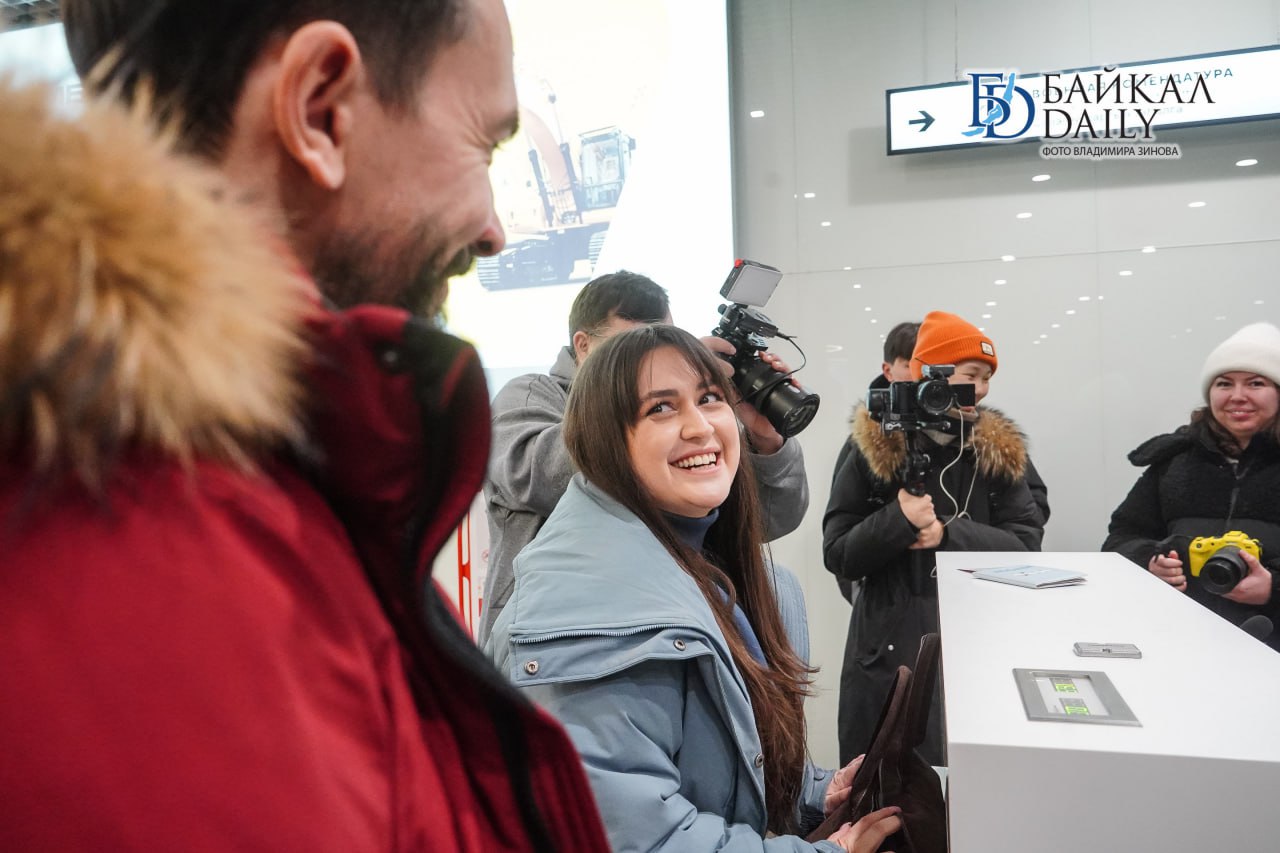 Сегодня в улан-удэнском аэропорту «Байкал» встретили 800-тысячного пассажира!