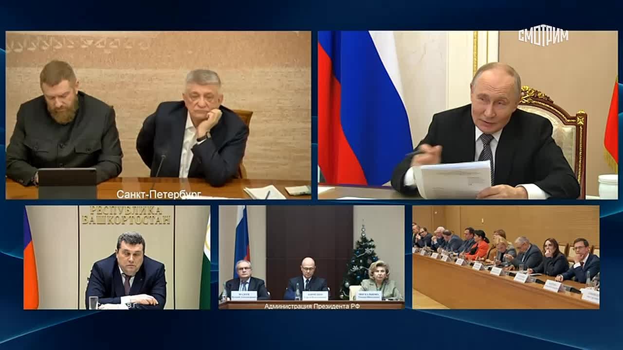 Путин ответил Сокурову на вопрос о законодательстве об иноагентах