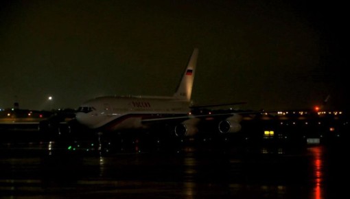 Владимир Путин прилетел в Ашхабад