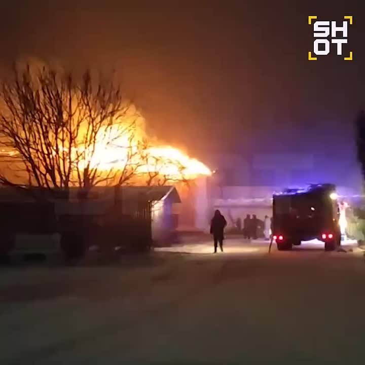 На территории Никитского монастыря в Переславле-Залесском произошёл сильный пожар