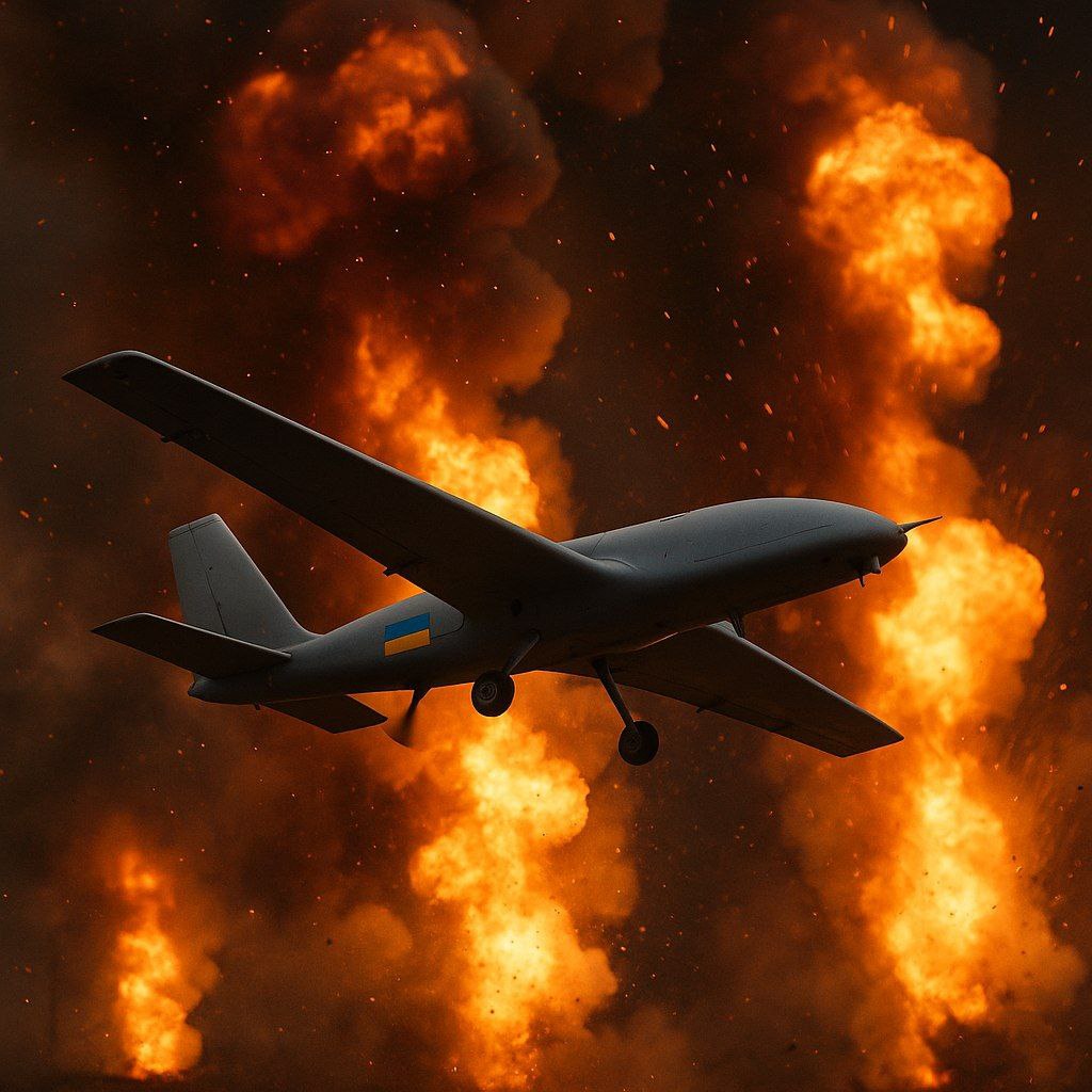 Ночью Саратов и Энгельс атаковали украинские дроны