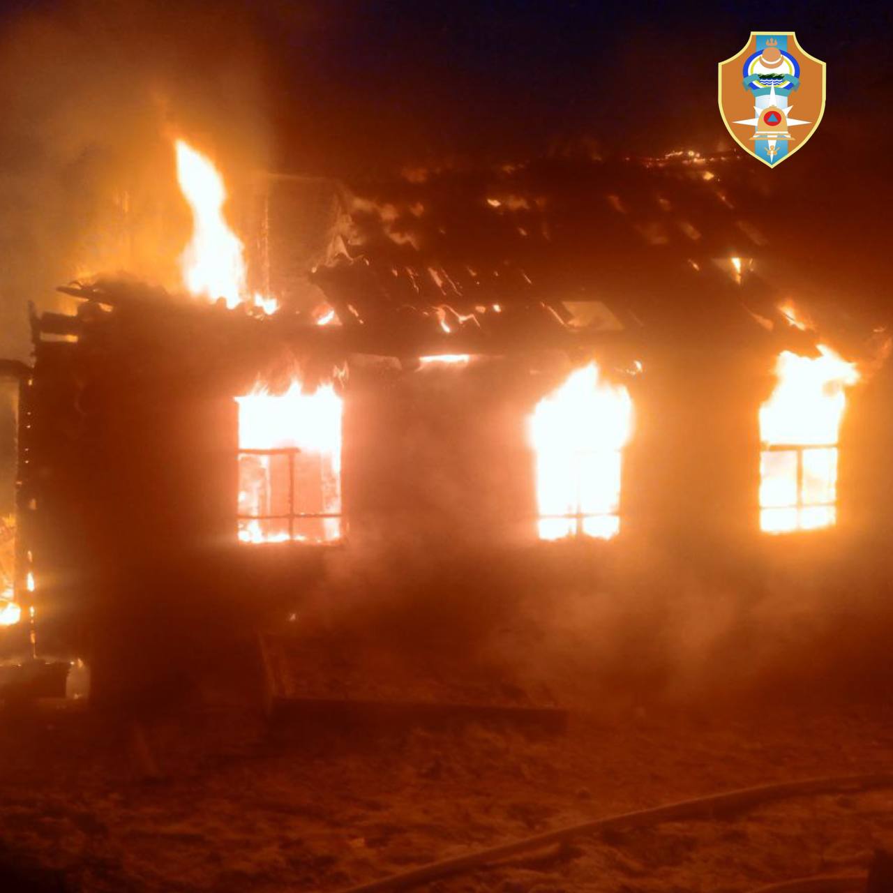 В Бурятии на пожаре погиб мужчина