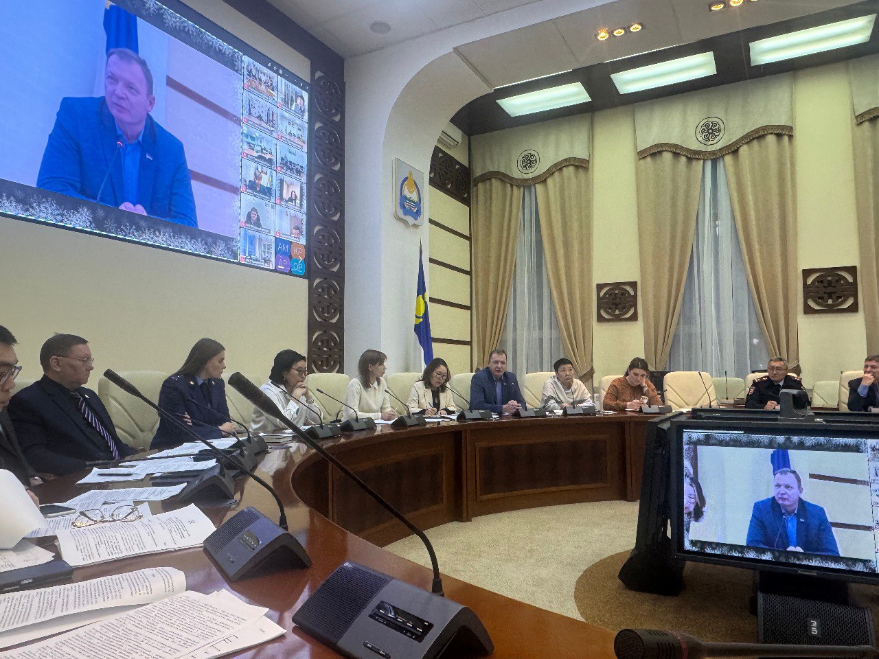 Председатель Комитета по социальной политике Народного Хурала Игорь Марковец принял участие в работе заседания Комиссии по делам несовершеннолетних и защите их прав Правительства Республики Бурятия