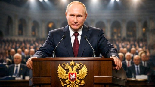 Владимир Путин начал выступление на «Итогах года»