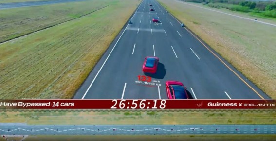 На Паназиатском международном испытательном треке серийный электроседан Exeed Exlantix ES BEV установил официальный мировой рекорд, занесенный в книгу Гиннесса