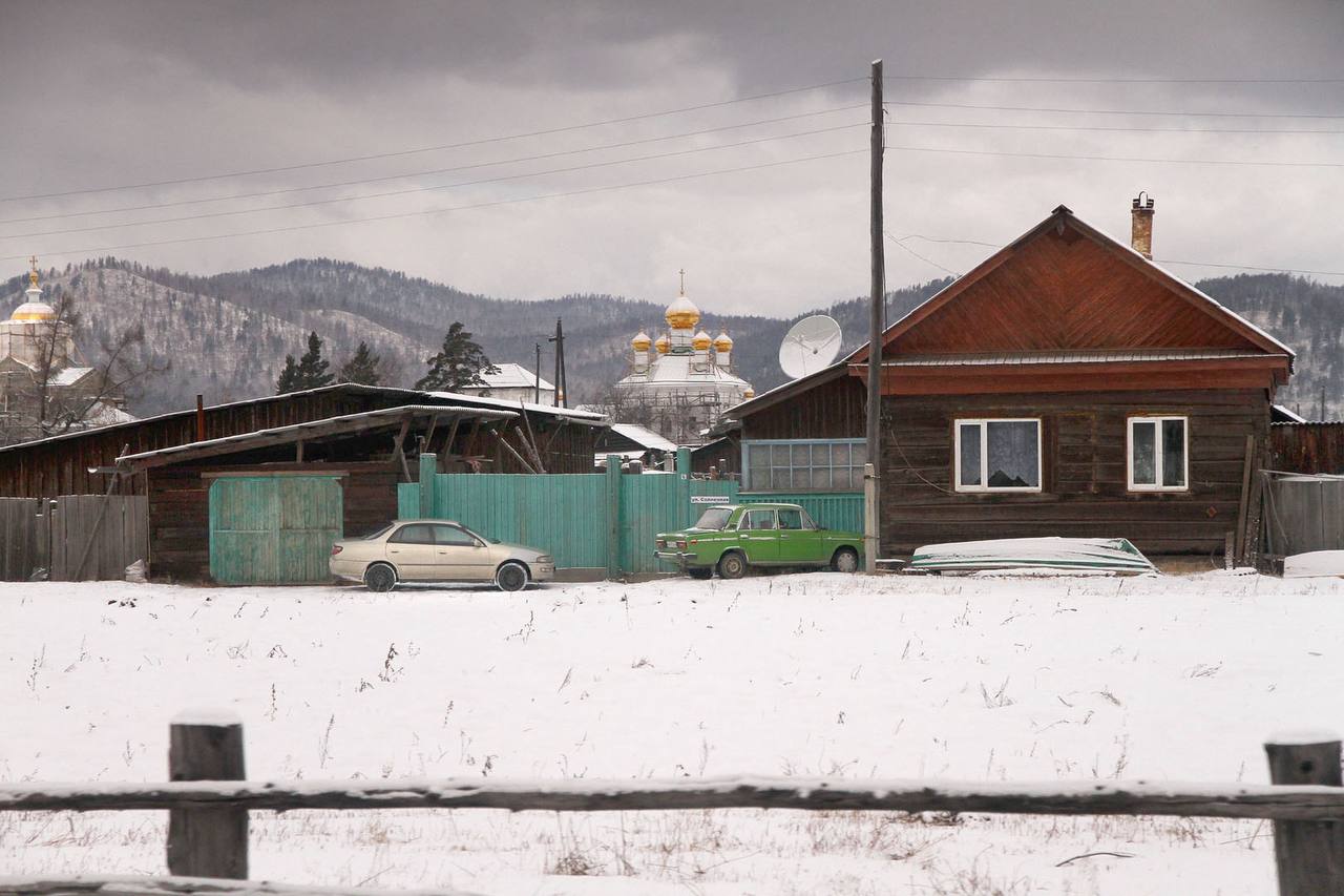 Бурятия из окна автомобиля Бурятия из окна автомобиля