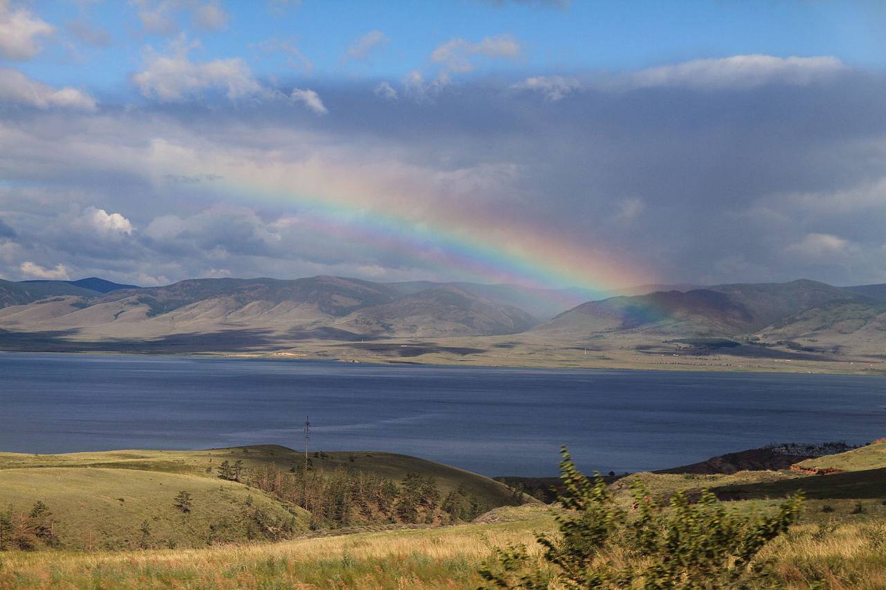 Бурятия из окна автомобиля Бурятия из окна автомобиля