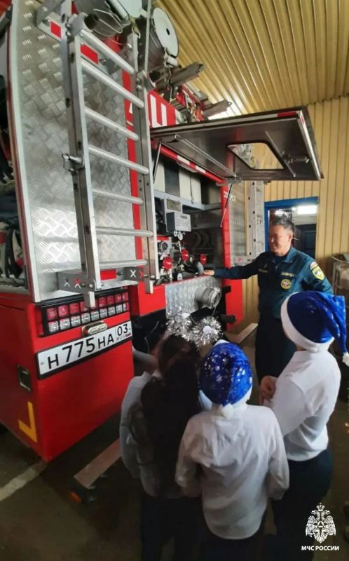 Новогодний сюрприз для огнеборцев здесь