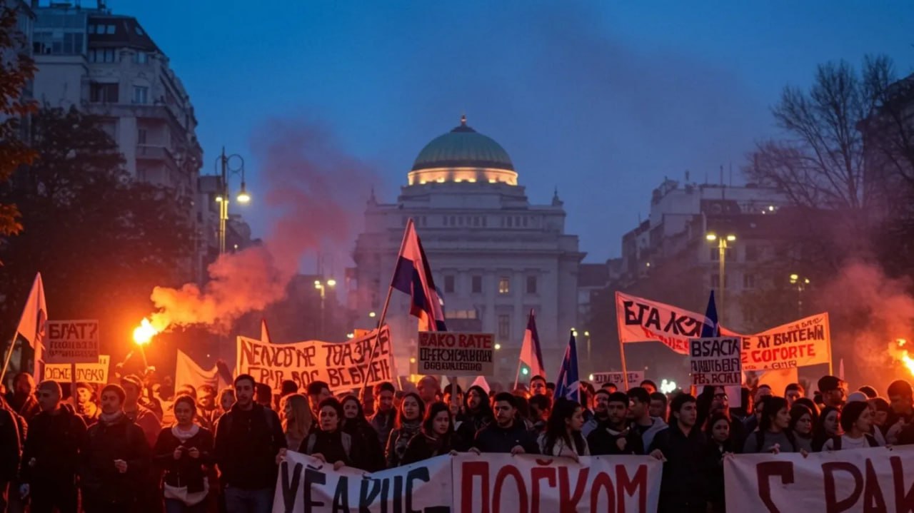 Цветная революция в Сербии? Посол России перечислил признаки