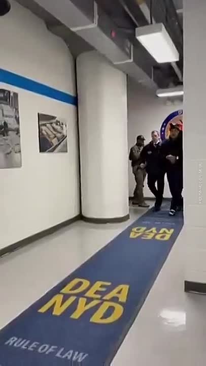 Кадры, где Мадуро и его жену доставили в следственный изолятор в Бруклине, распространяются в сети