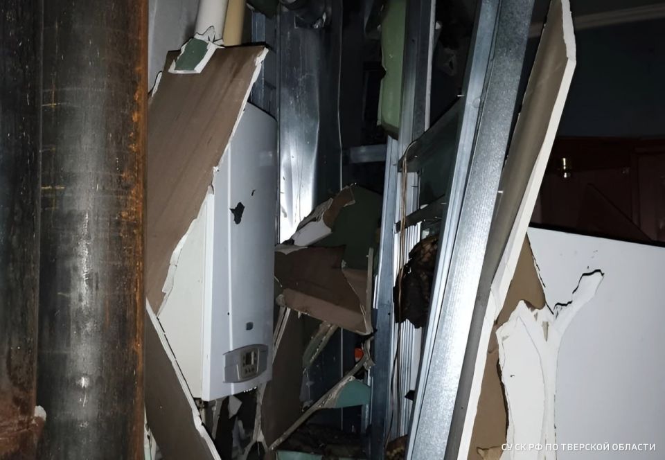 СК возбудил уголовное дело о причинении смерти по неосторожности в связи со взрывом бытового газа в квартире в Твери