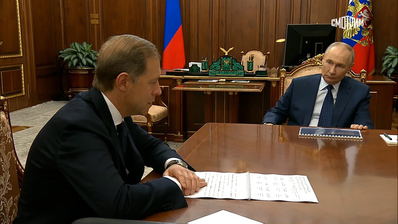 Владимир Путин в первый рабочий день 2026 года провел встречу с первым вице-премьером Денисом Мантуровым