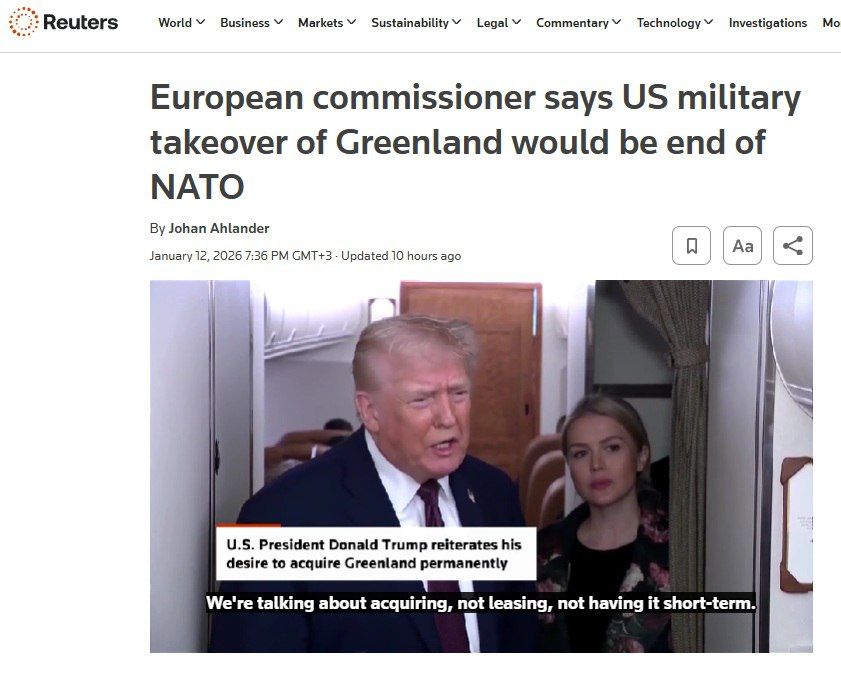Вторжение США в Гренландию похоронит НАТО — считает еврокомиссар