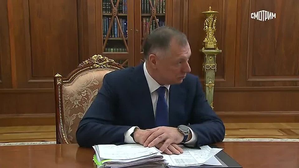 Владимир Путин провел встречу с вице-премьером Маратом Хуснуллиным