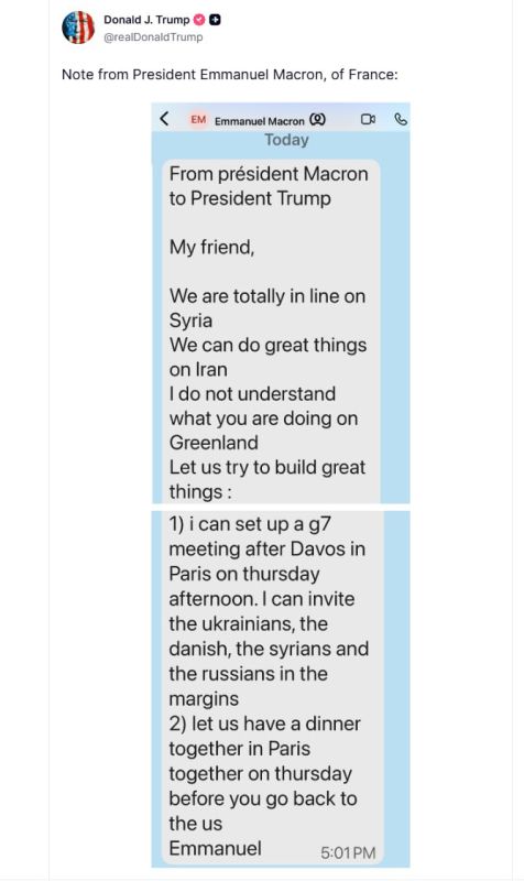 ������� ����� ����������� �� ����� �������� � Truth Social ������ �� ���������� ������� ��������� ������� � ������� ���� ����� �����