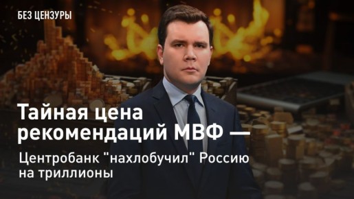 — СМОТРЕТЬ. Цена рекомендаций МВФ - Центробанк "нахлобучил" Россию на триллионы 1