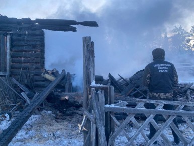 В Заиграевском районе следователем СК устанавливаются обстоятельства гибели местного жителя во время пожара