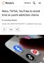 Reuters: ���������� Meta*, TikTok � YouTube ����� ������ �� ����������� ������� ������������ �������� ����� ��������
