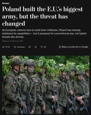 Польша готовилась к традиционной войне, а угроза стала гибридной