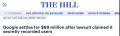 �he Hill: ���������� Google ����������� ��������� $68 ��� �� ��������� � ���������� ��������� �������������
