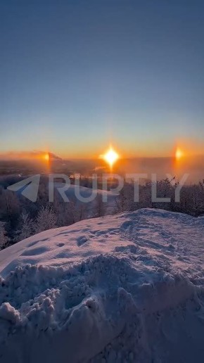 Утро в Мурманске началось с красоты