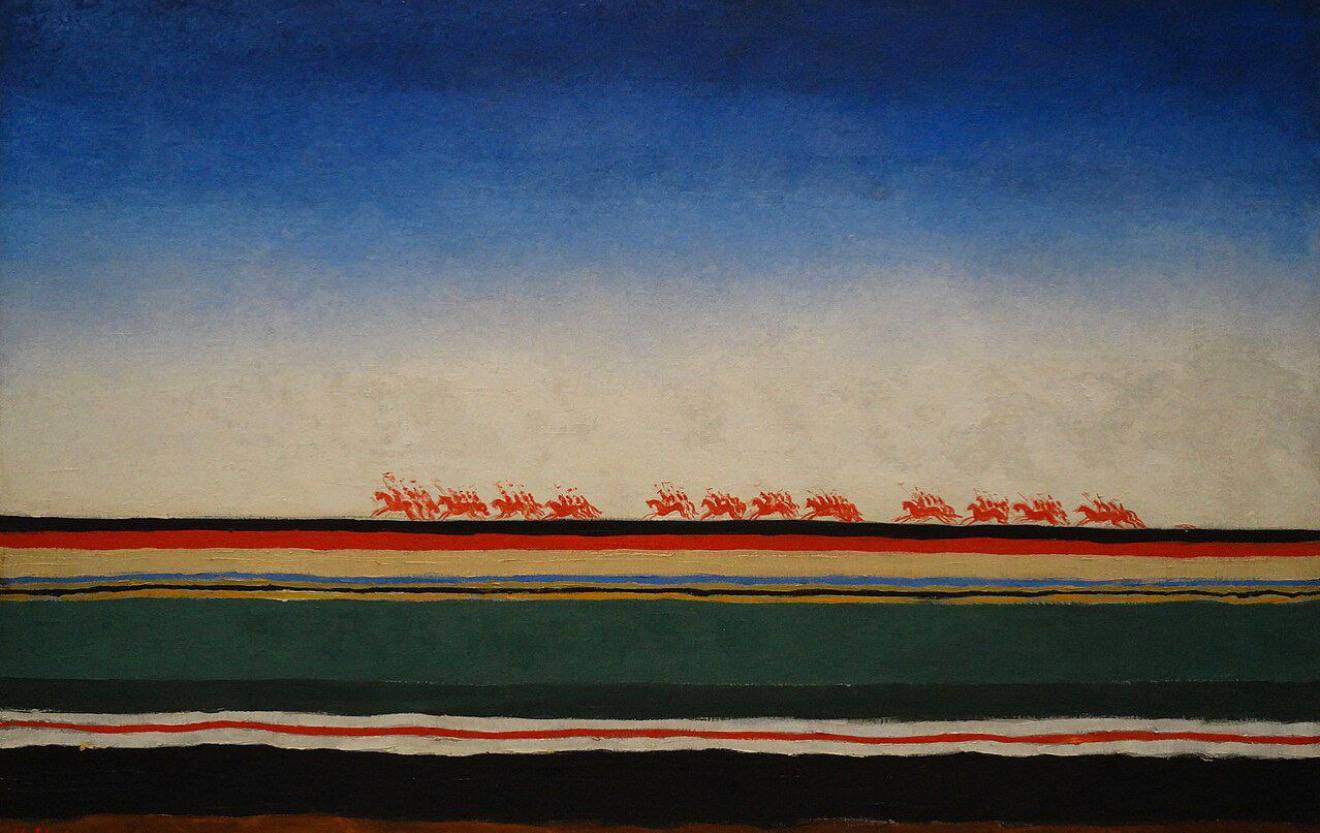 за 39 лет до Красной Армии , 23 февраля 1879 г. в старинном русском городе Киеве родился Каземир Малевич