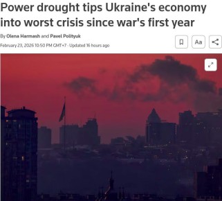 Энергетический коллапс ввергает экономику Украины в худший кризис с начала конфликта