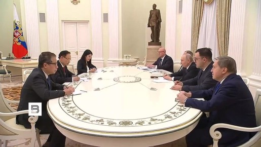 Владимир Путин провел встречу с главой МИД Вьетнама Ле Хоай Чунгом