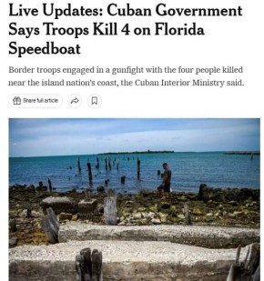 The New York Times со ссылкой на американского чиновника сообщает: катер был не военным, а гражданским