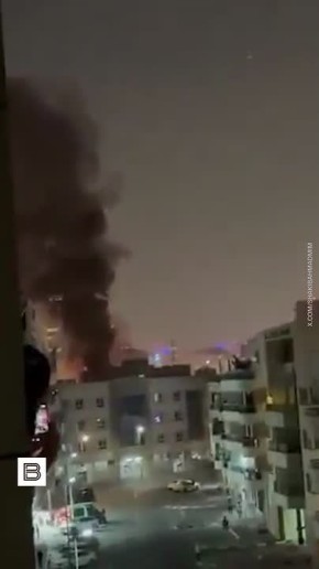 В Дубае горит консульство США, сообщает Sabereen news