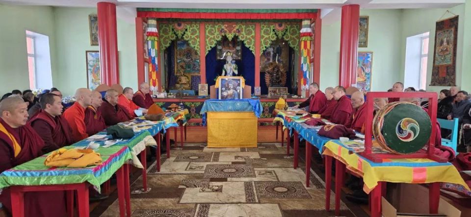 6 марта в Ацайском дацане в Селенгинском районе Бурятии состоялся традиционный первый большой хурал