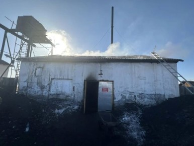 В Бурятии детсад и дом культуры остались без тепла из-за пожара в котельной