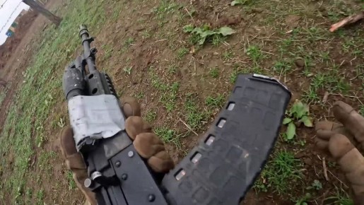 Российские десантники отрабатывают штурм укрепрайонов ВСУ