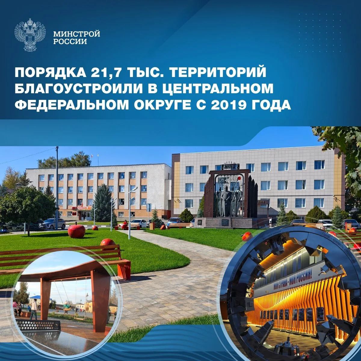 Центральный федеральный округ (ЦФО), являющийся политическим, экономическим, социальным и культурным центром страны, демонстрирует системный подход к развитию городской среды